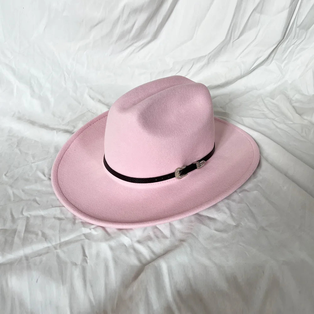 Blank Pink Cowboy Hat for DIY Painting, Burning & Custom Art | Geode Soul