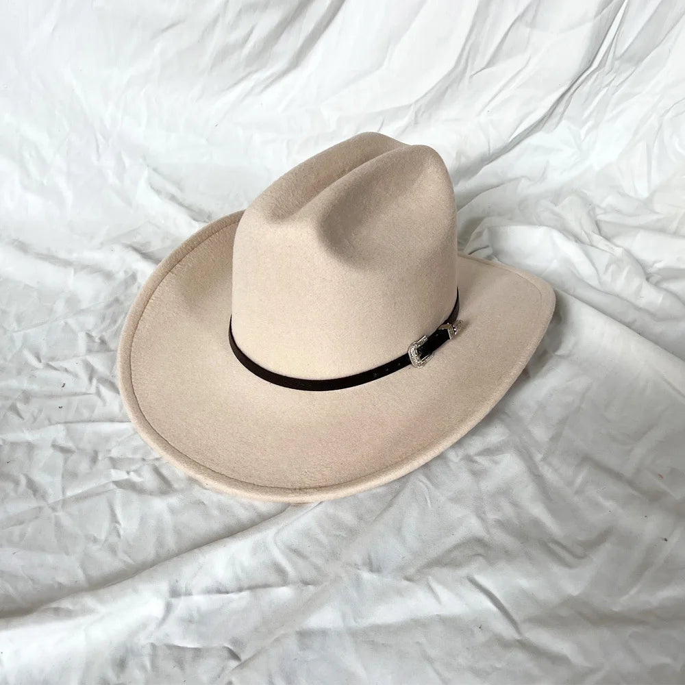 Blank Beige Cowboy Hat for DIY Painting, Burning & Custom Art | Geode Soul