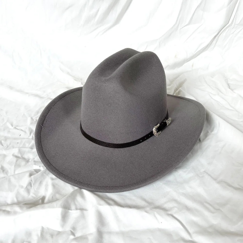 Blank Gray Cowboy Hat for DIY Painting, Burning & Custom Art | Geode Soul