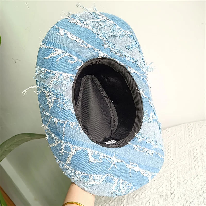 Dusty River Western Cowboy Hat – Faded Soft Blue