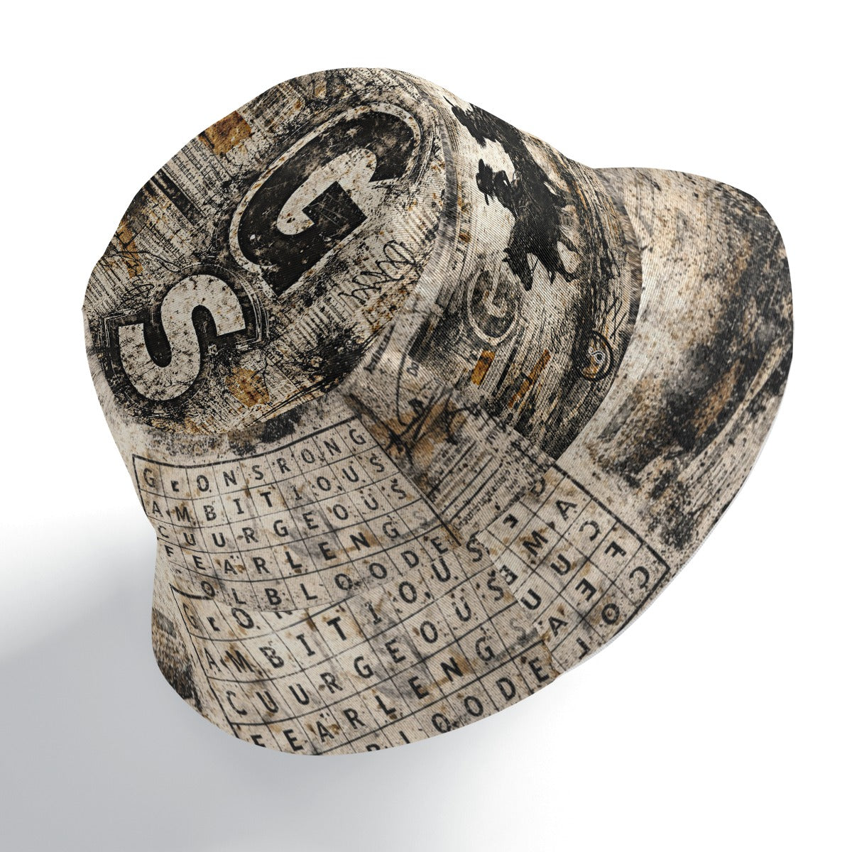 Vintage Western Bucket Hat | GS Distressed Streetwear Hat