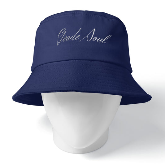 Navy Blue Geode Soul Signature Bucket Hat