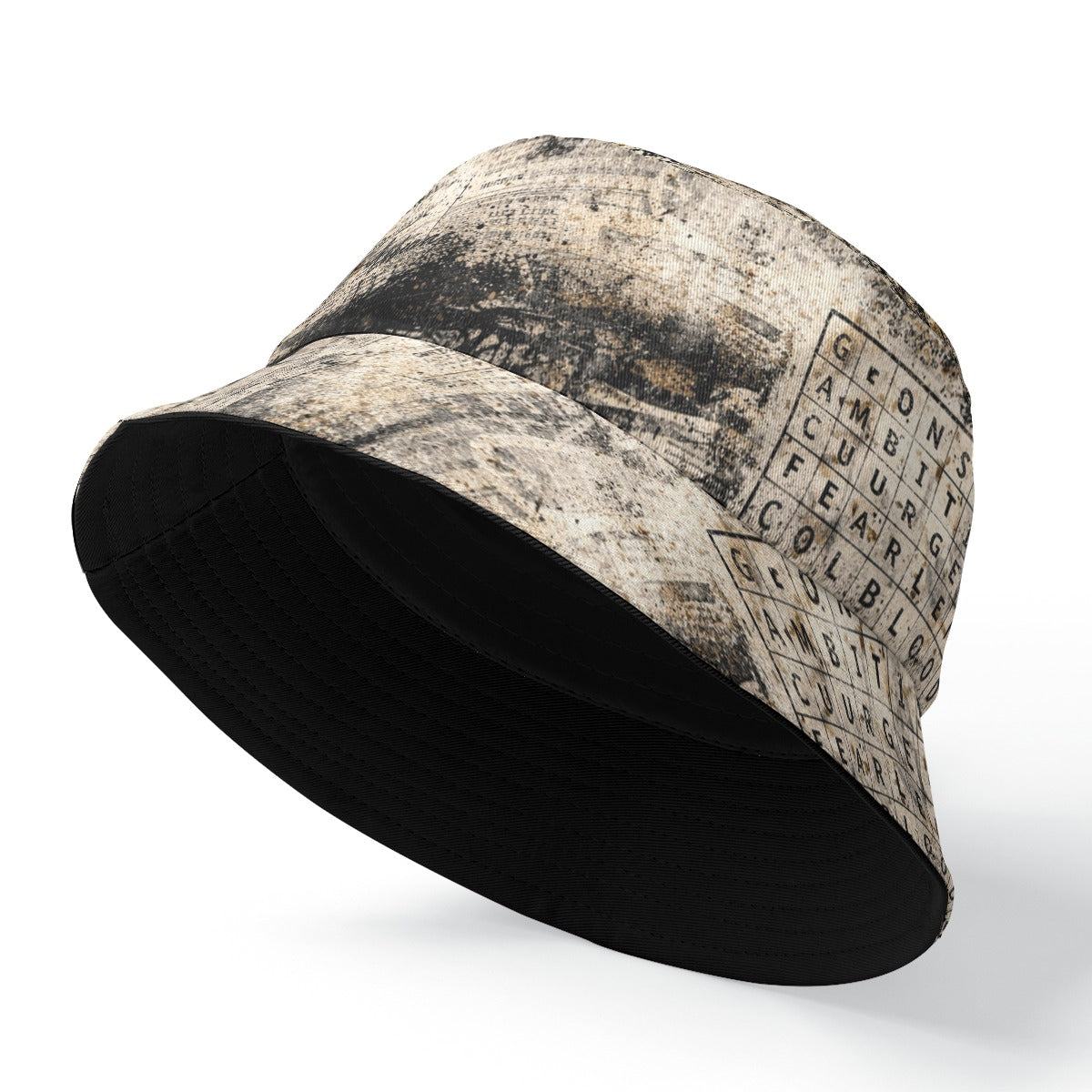 Vintage Western Bucket Hat | GS Distressed Streetwear Hat