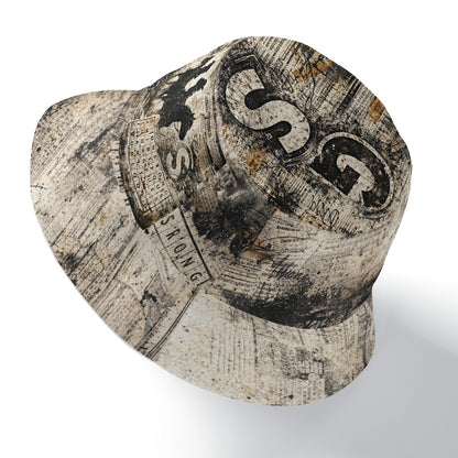 Vintage Western Bucket Hat | GS Distressed Streetwear Hat