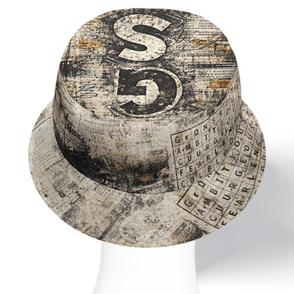 Vintage Western Bucket Hat | GS Distressed Streetwear Hat