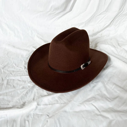 Blank Brown Cowboy Hat for DIY Painting, Burning & Custom Art | Geode Soul