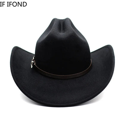 Essential Black Cowboy Hat for DIY Painting, Burning & Custom Art | Geode Soul