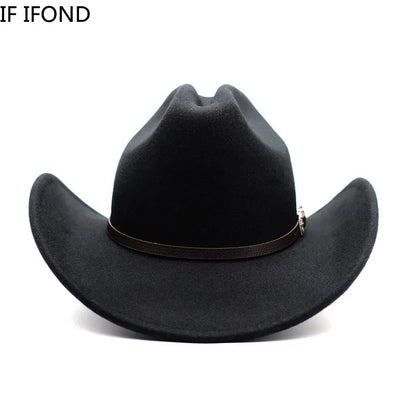 Essential Black Cowboy Hat for DIY Painting, Burning & Custom Art | Geode Soul