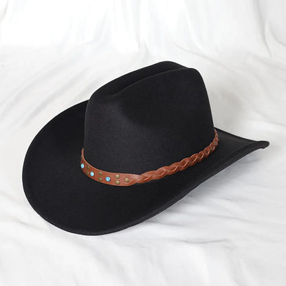 Essential Black Cowboy Hat for DIY Painting, Burning & Custom Art | Geode Soul