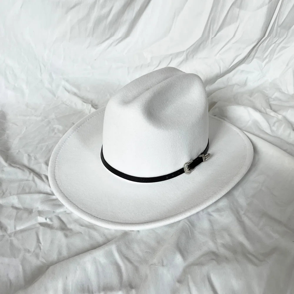 Blank White Cowboy Hat for DIY Painting, Burning & Custom Art | Geode Soul