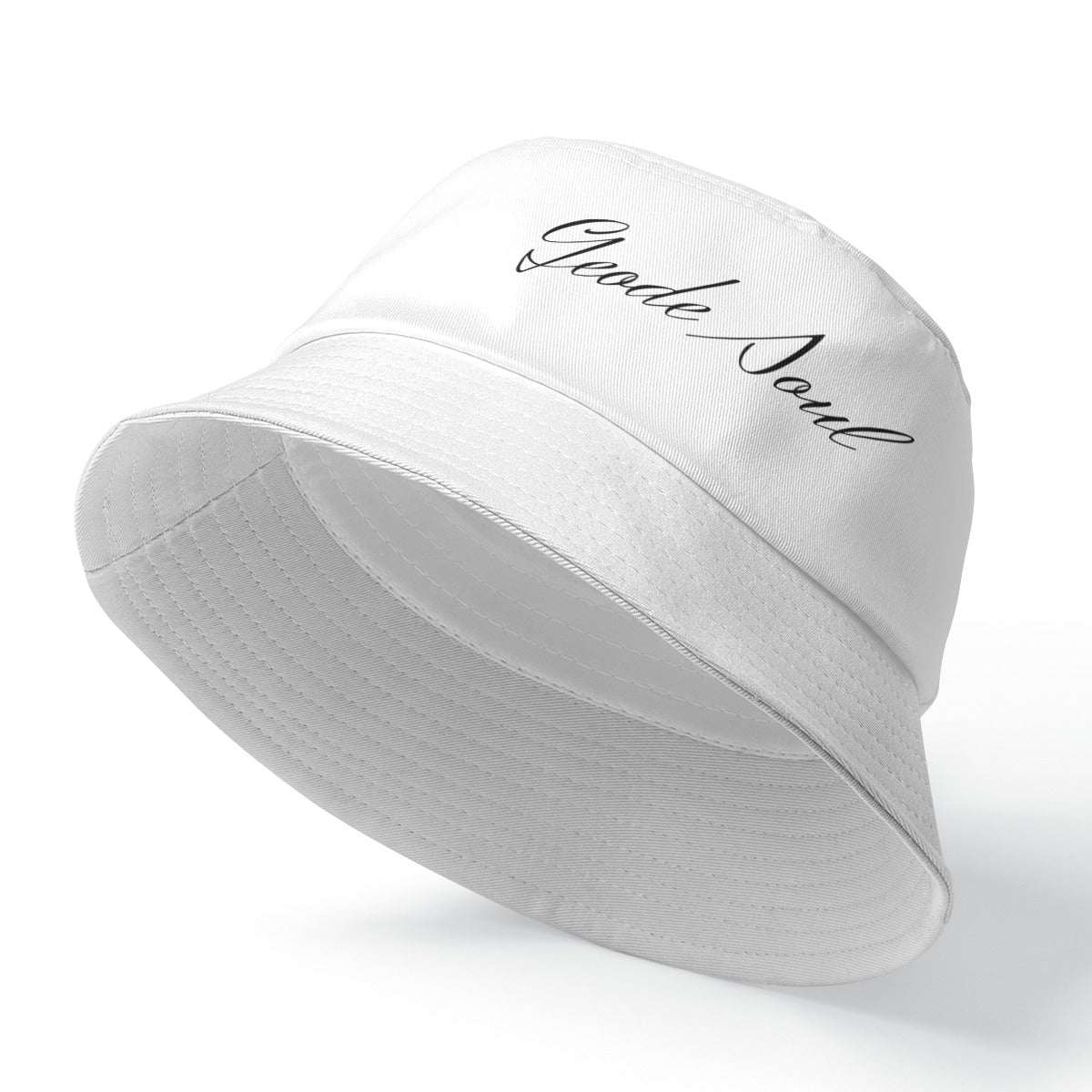 Geode Soul Signature Western Patch Bucket Hat – Black Streetwear Cowboy Hat